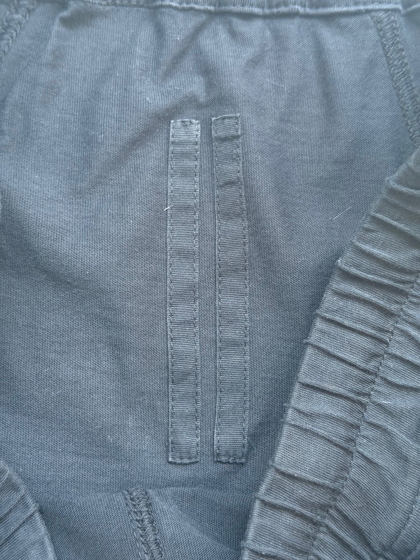 Rick Owens Drkshdw SS18 Black Cotton Capris (M)