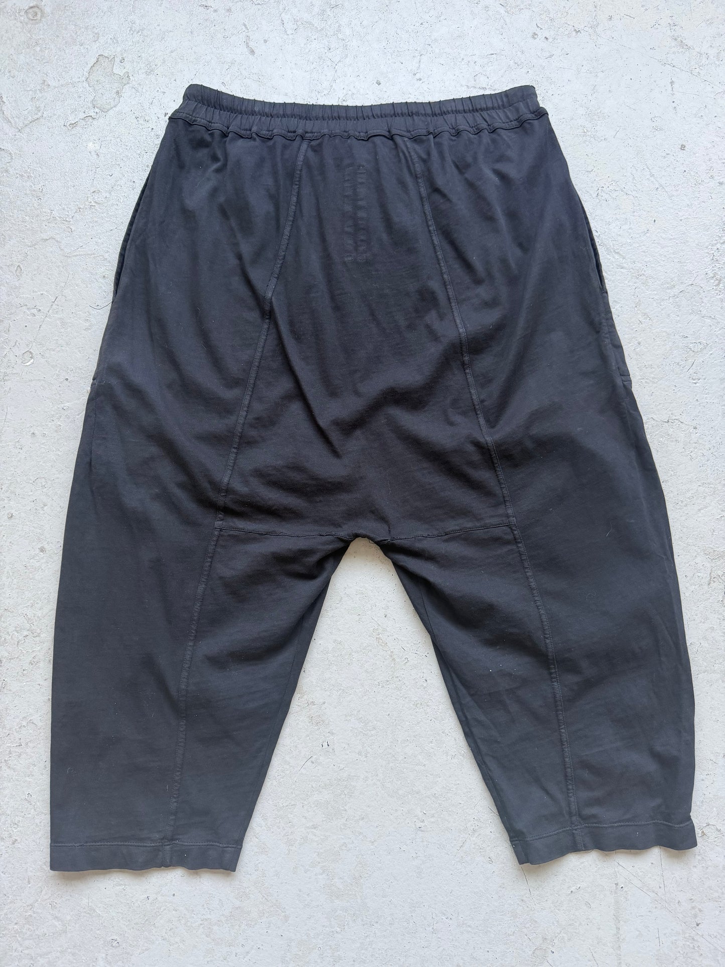 Rick Owens Drkshdw SS18 Black Cotton Capris (M)