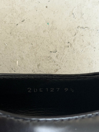 Prada Chocolate Brushed Leather Loafers (9.5)