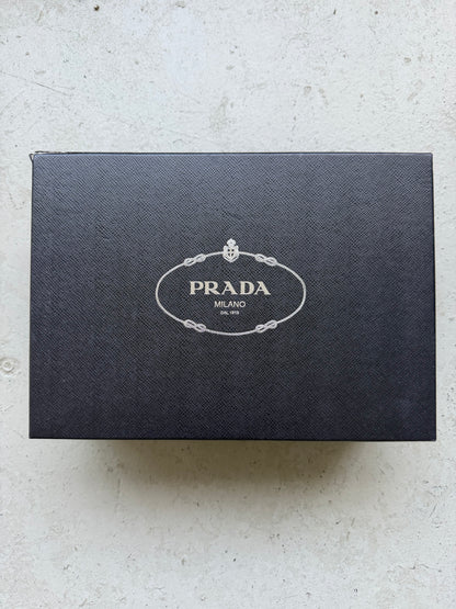 Prada Chocolate Brushed Leather Loafers (9.5)