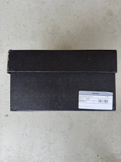 Prada Chocolate Brushed Leather Loafers (9.5)