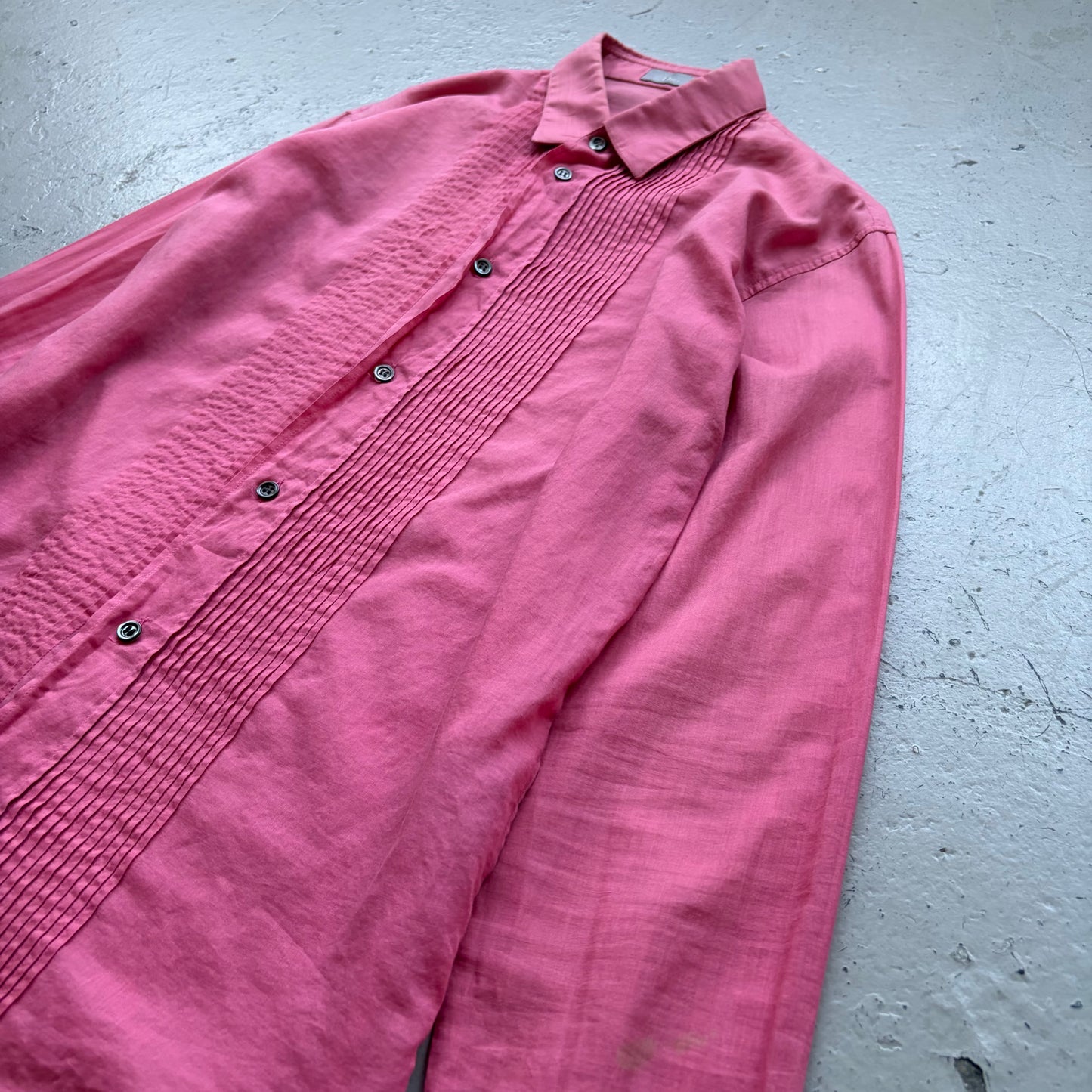 Dior Homme SS05 Beck Pink Tuxedo Shirt (39)