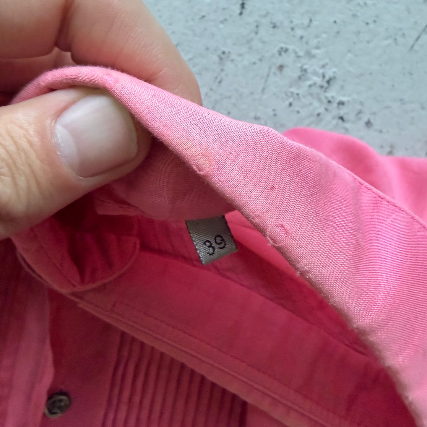 Dior Homme SS05 Beck Pink Tuxedo Shirt (39)