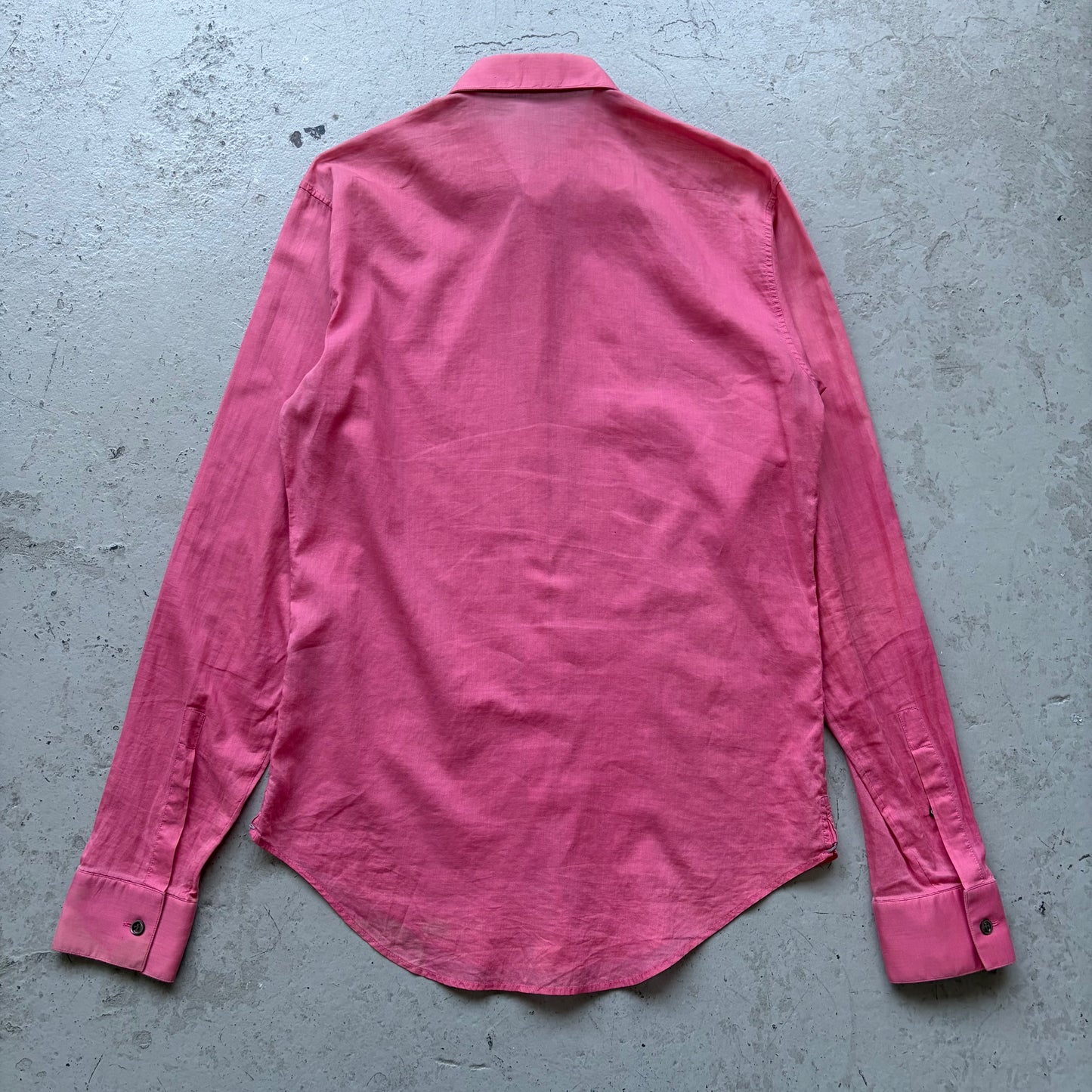 Dior Homme SS05 Beck Pink Tuxedo Shirt (39)
