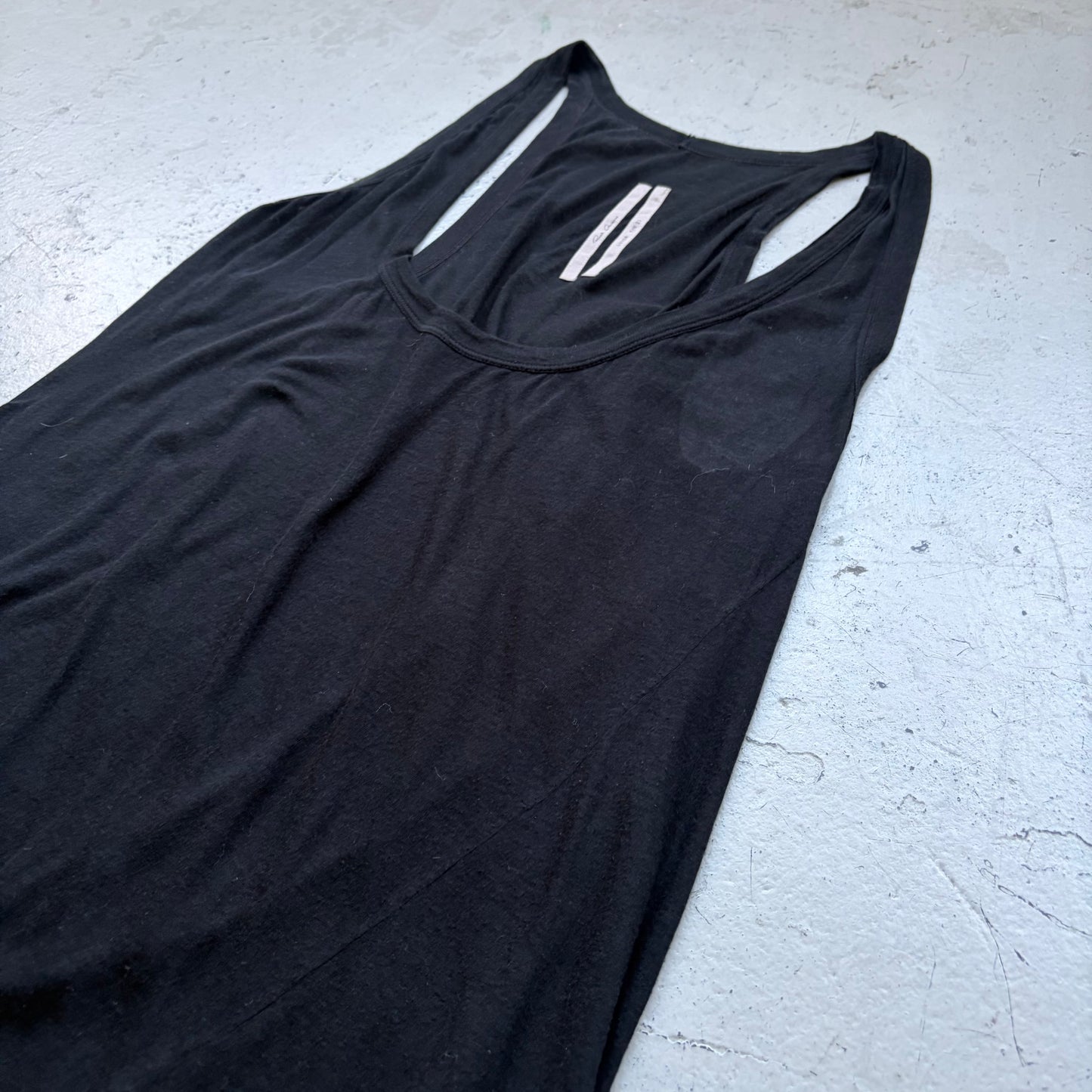 Rick Owens FW23 LUXOR Fog Cut Tank Top (M)