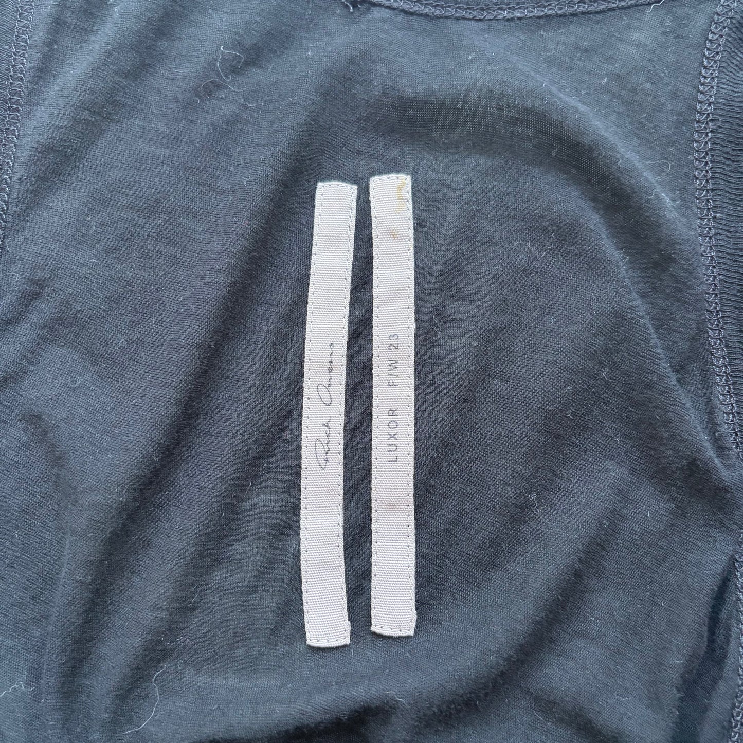 Rick Owens FW23 LUXOR Fog Cut Tank Top (M)