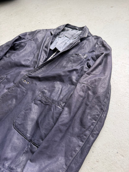 Giorgio Brato Purple Leather Blazer (46)