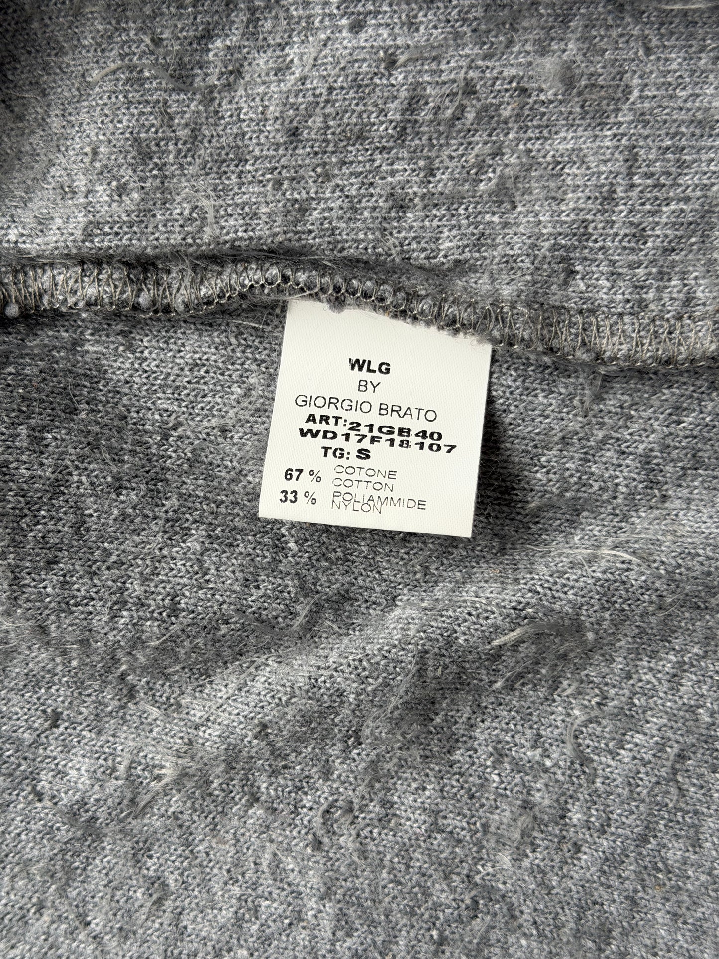 WLG by Giorgio Brato Hairy Cardigan (S)