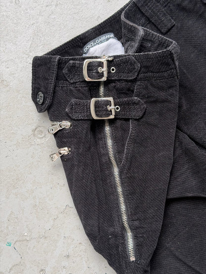 Dolce & Gabbana Corduroy Buckle Trousers (42)