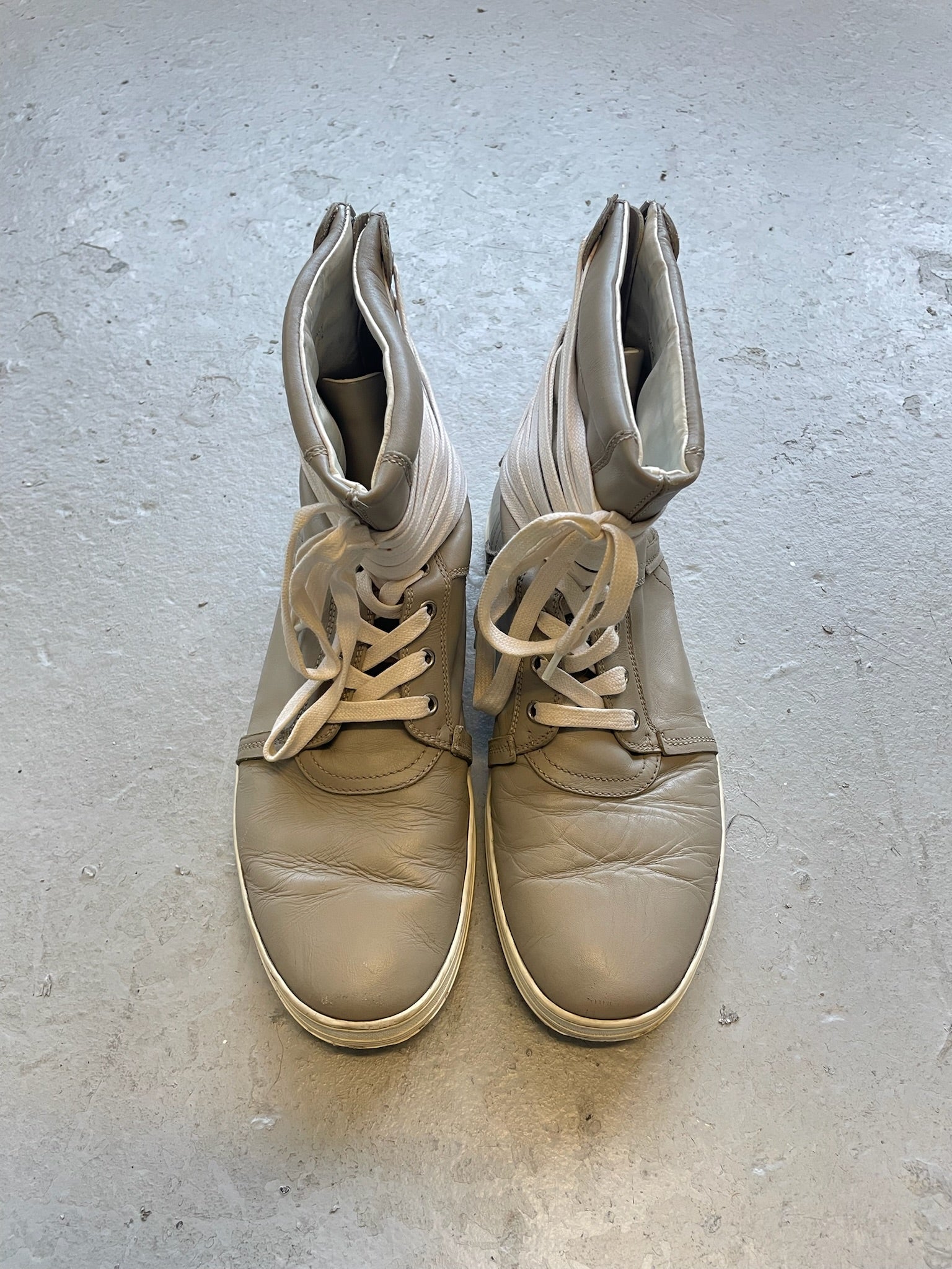 Dior Homme Kris Van Assche FW2010 Laced Zip Up Sneakers (42.5
