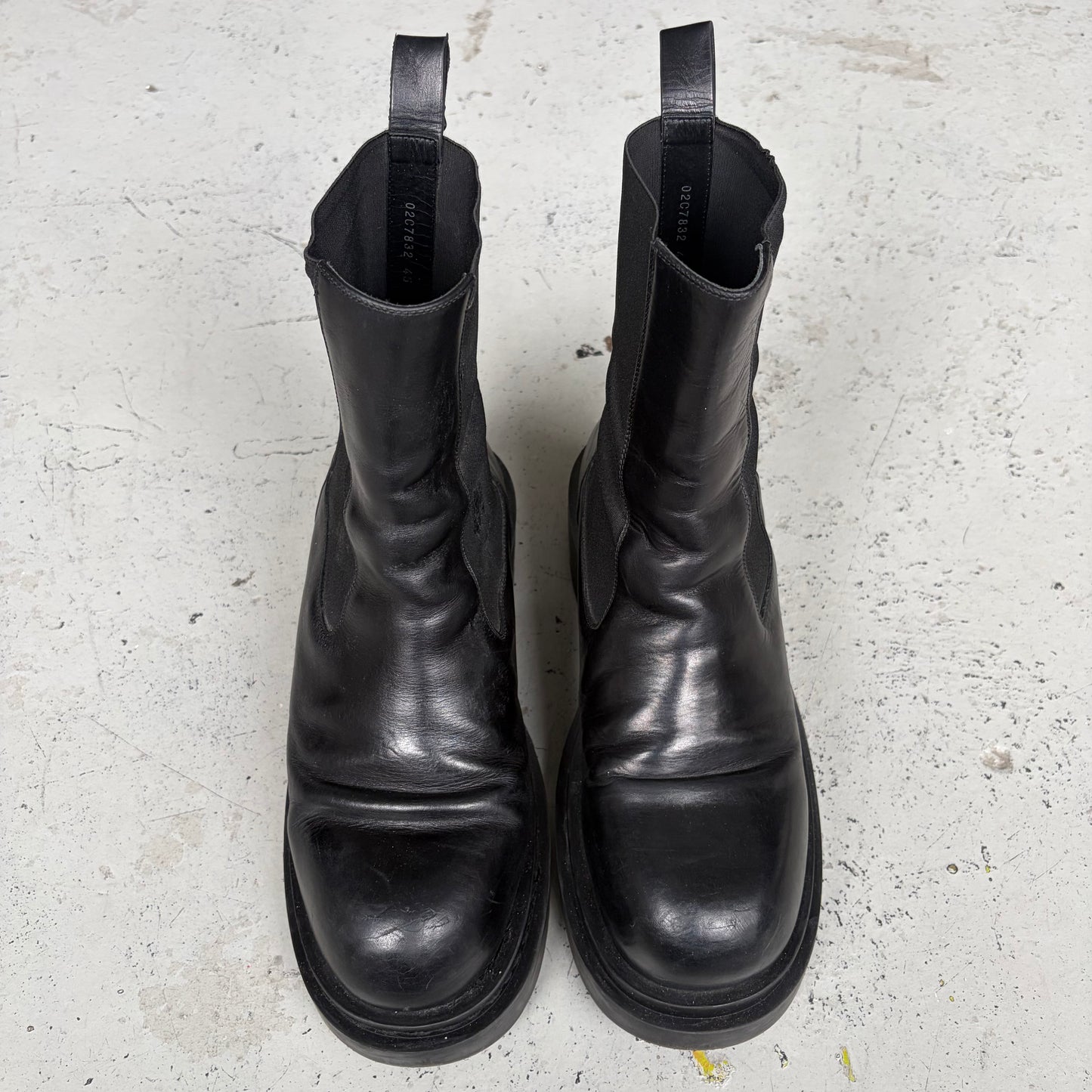Rick Owens Black Beatle Bogun Boots (45)