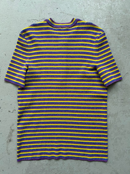 Chanel 2024 Cruise Striped Glitter Short Sleeve (42)