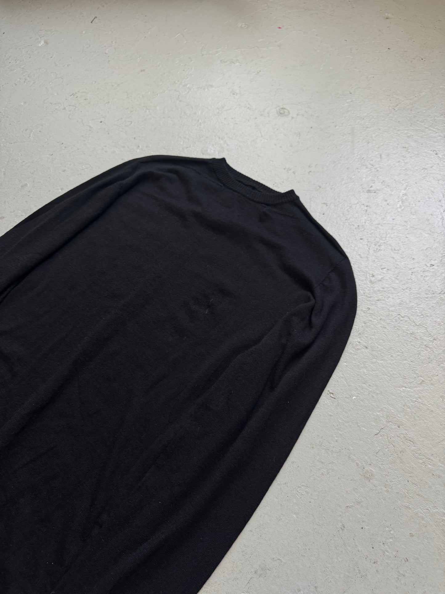 Rick Owens FW23 Luxor Black Cashmere Sweater (OS)