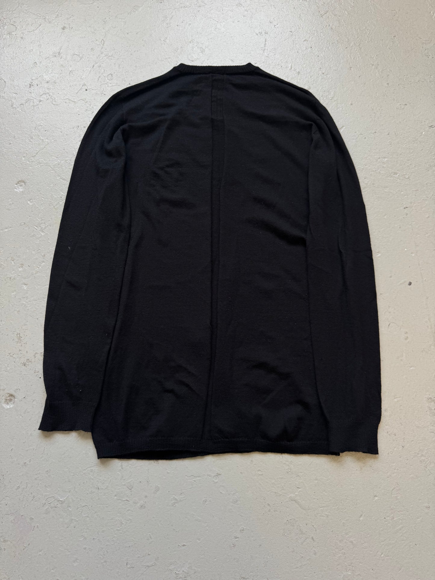 Rick Owens FW23 Luxor Black Cashmere Sweater (OS)