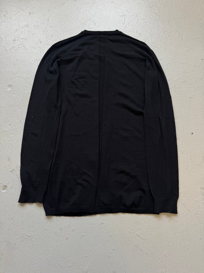 Rick Owens FW23 Luxor Black Cashmere Sweater (OS)