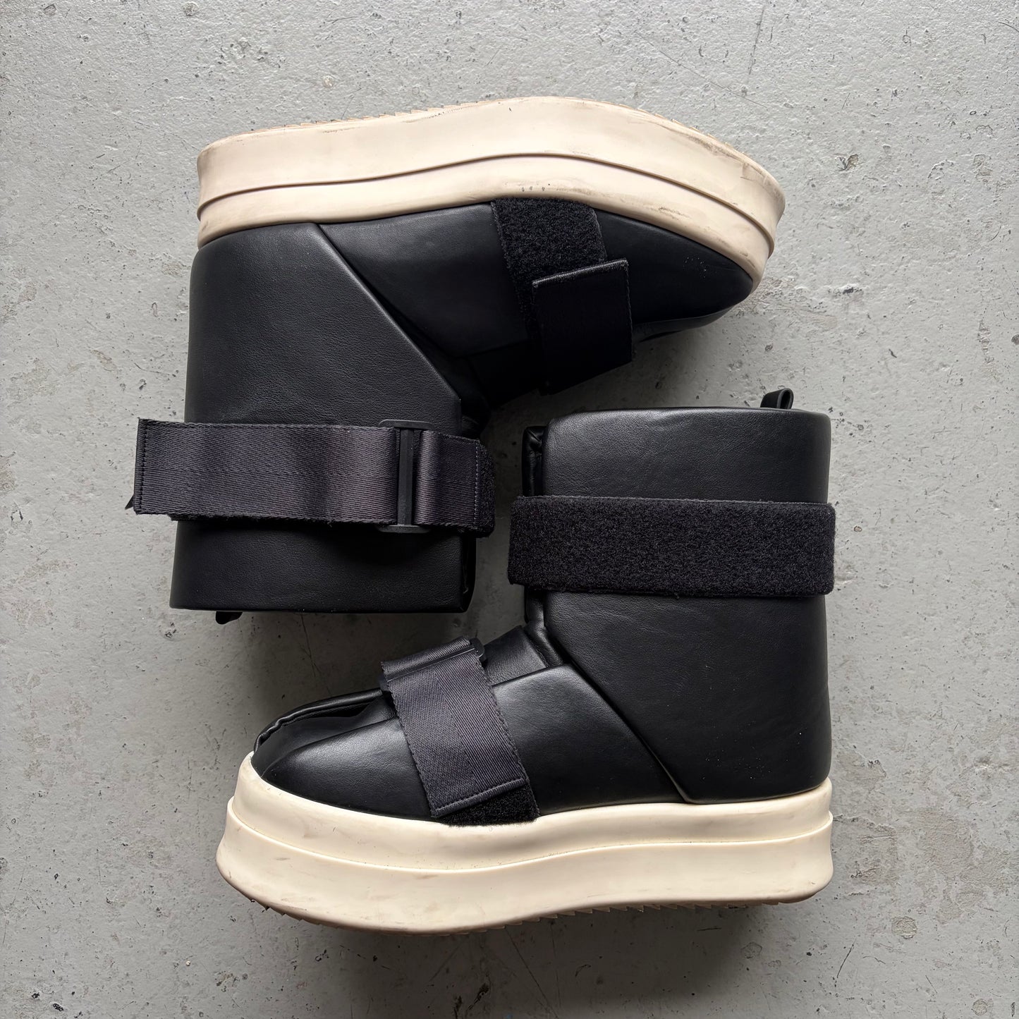 Rick Owens Black Splint Sneakers (46)