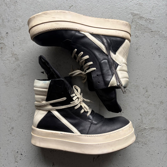Rick Owens Black Mega Bumber Geobaskets (45)