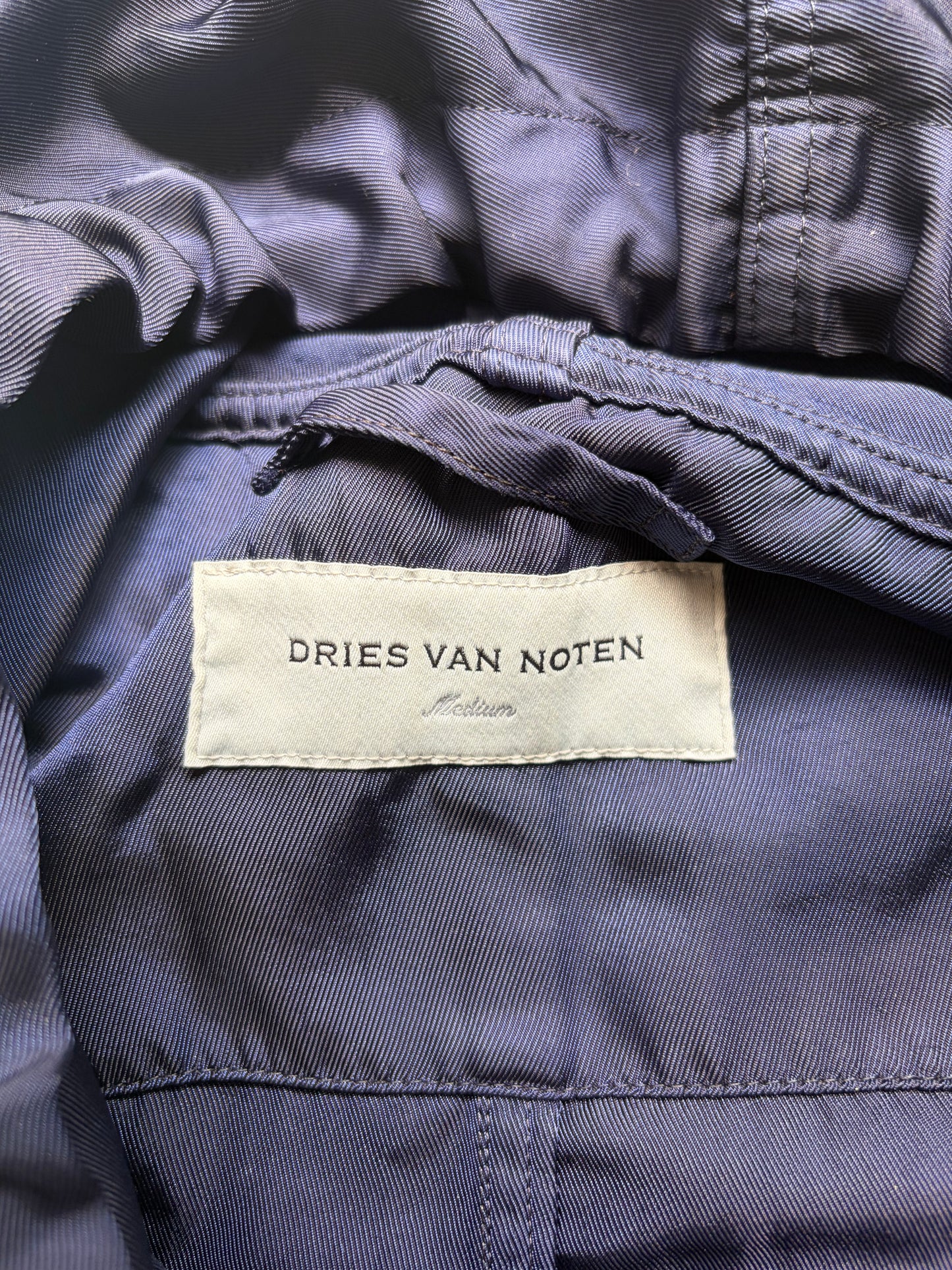 Dries Van Noten Navy Voxbury Jacket  (M)
