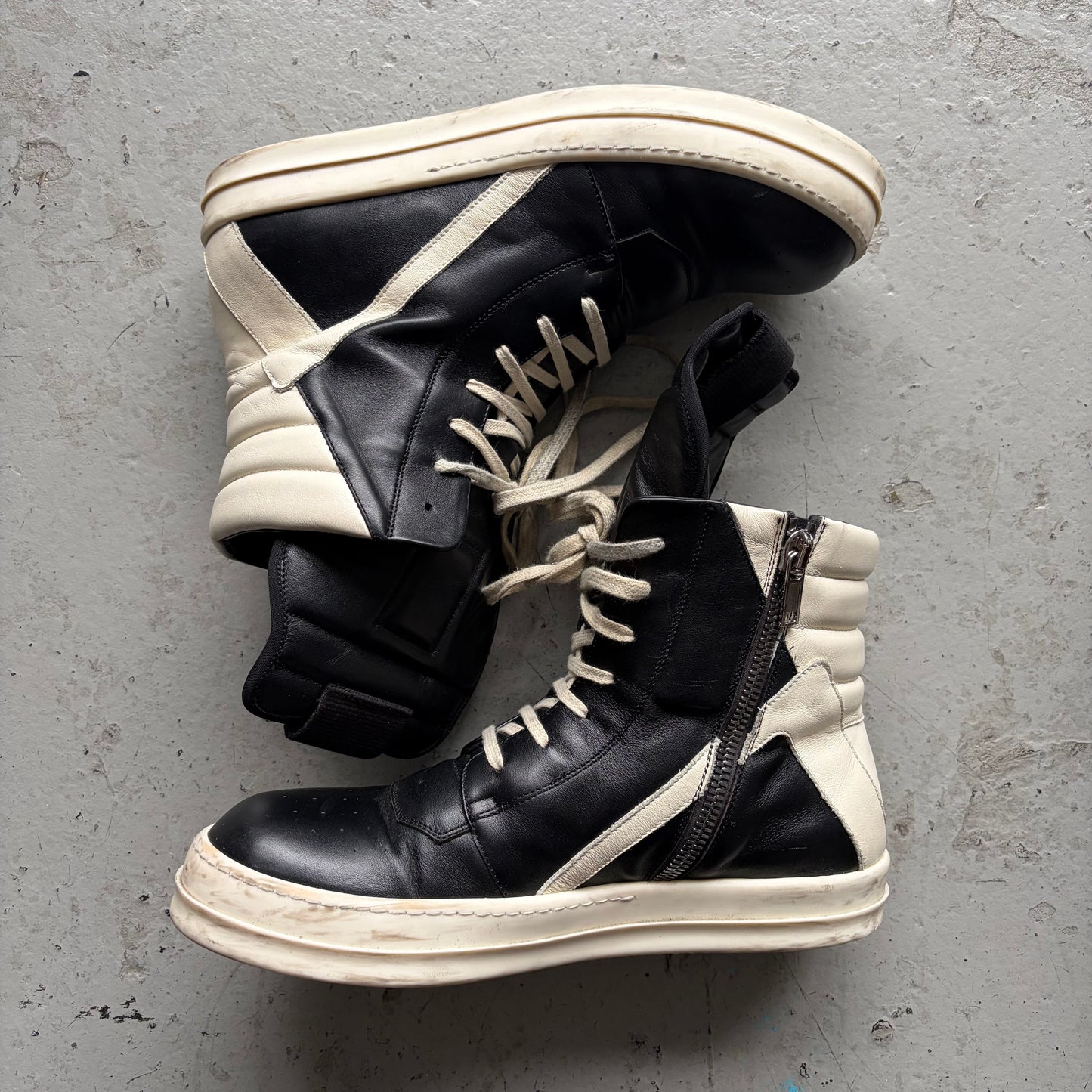 Rick Owens Black Geobaskets (45)