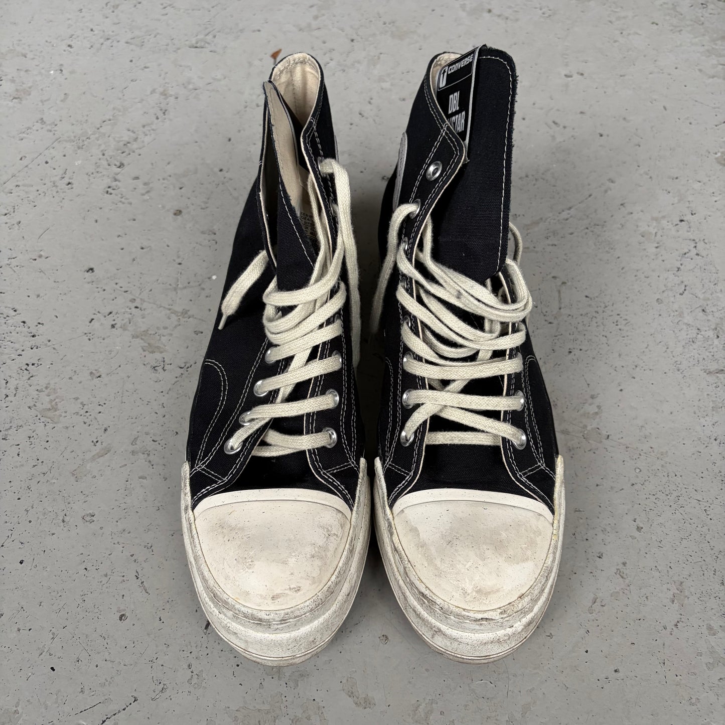 Rick Owens DRKSHDW Converse Black DRKSTAR HI Shoes (12)