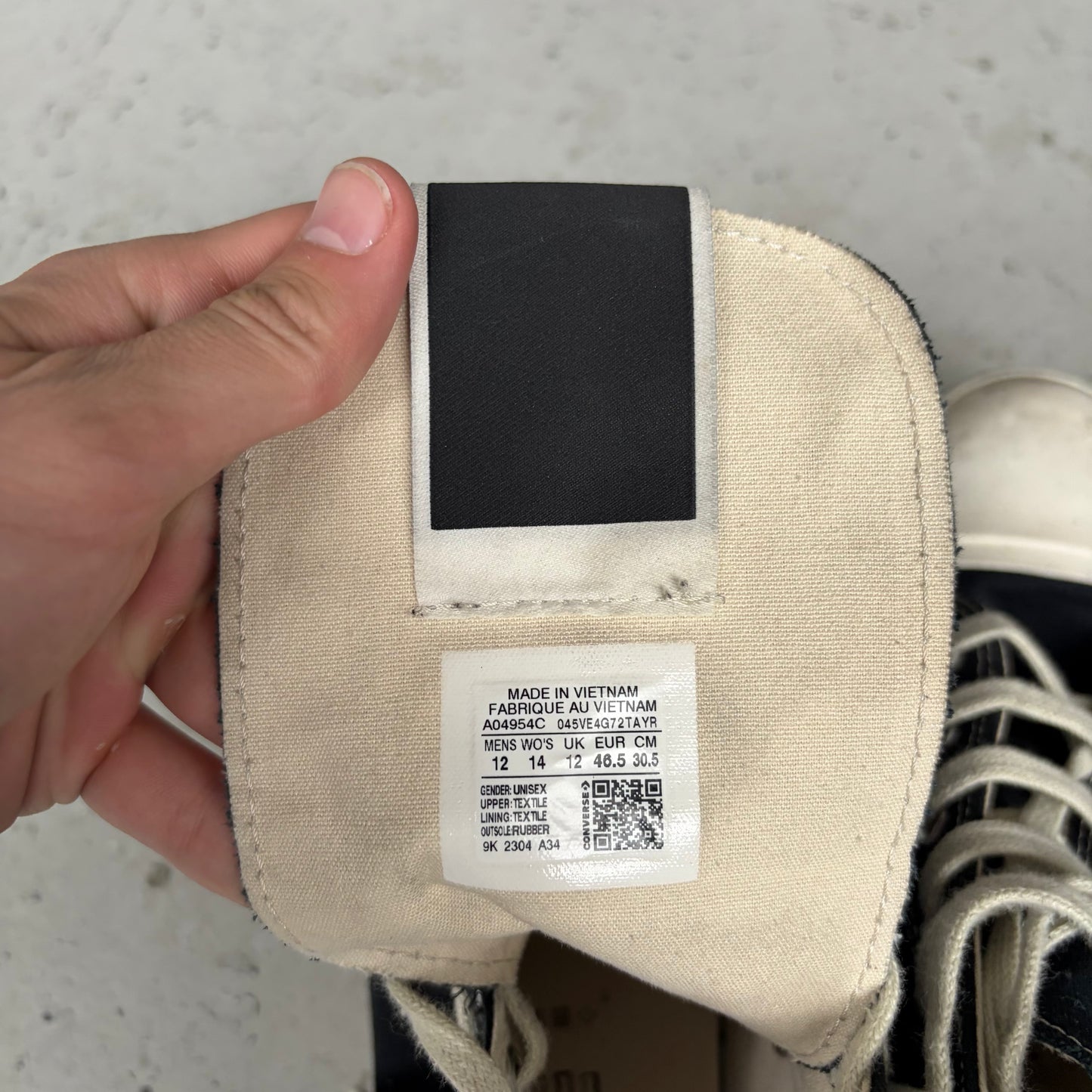 Rick Owens DRKSHDW Converse Black DRKSTAR HI Shoes (12)