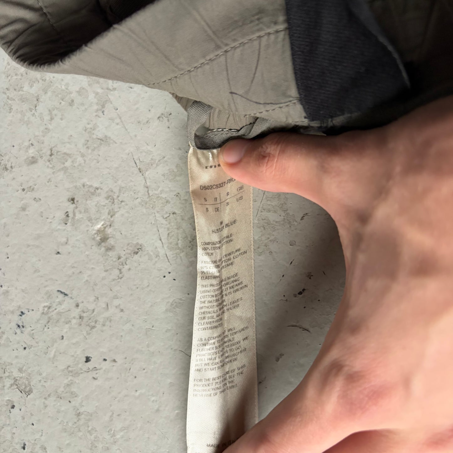 Rick Owens DRKSHDW Hustler Blue Bela Pants (S)