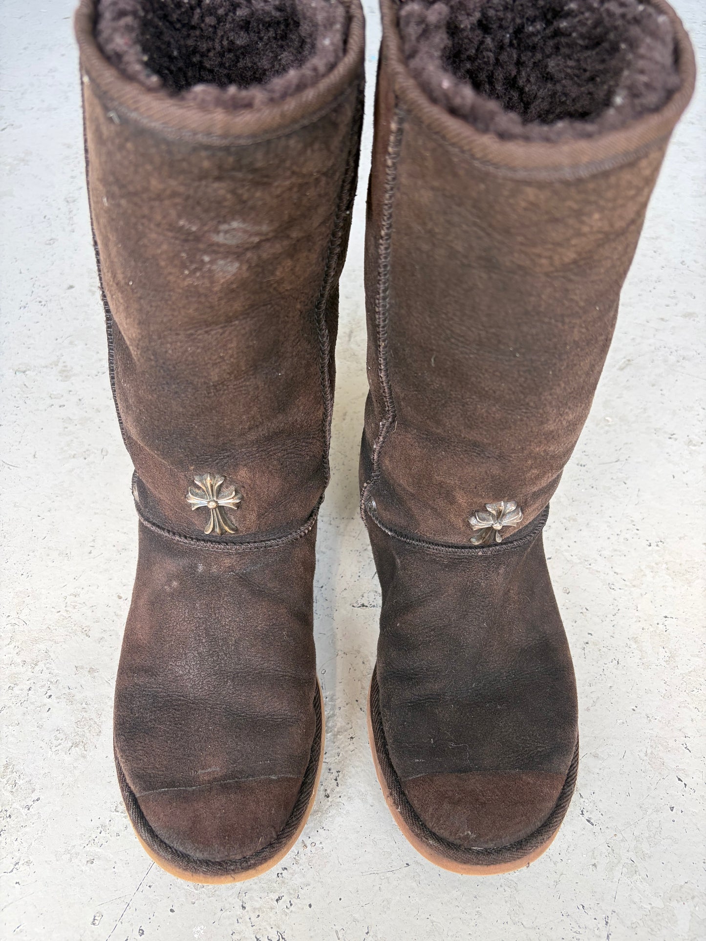Chrome Hearts X Uggs Brown Boots (8)