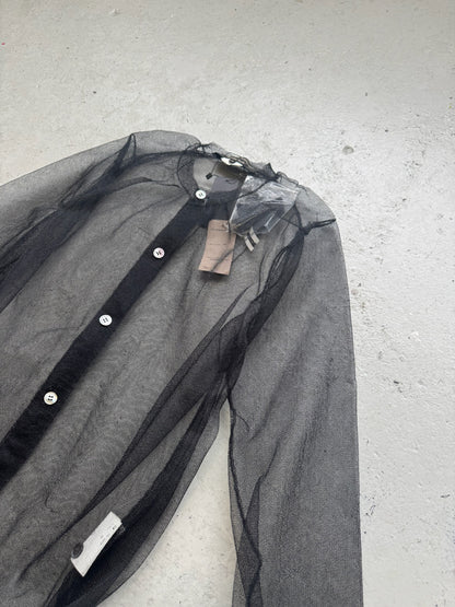 Comme Des Garcons Homme Plus Black Sheer Top (M)