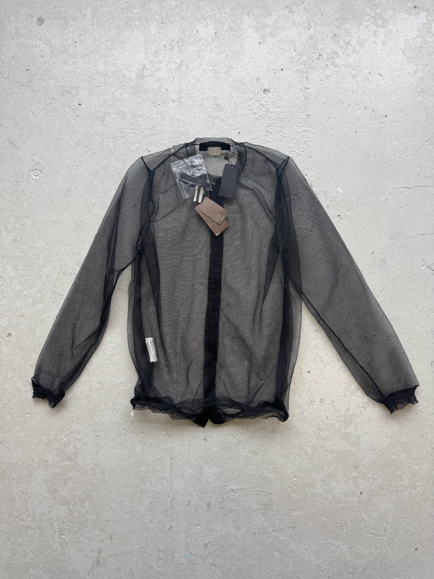 Comme Des Garcons Homme Plus Black Sheer Top (M)