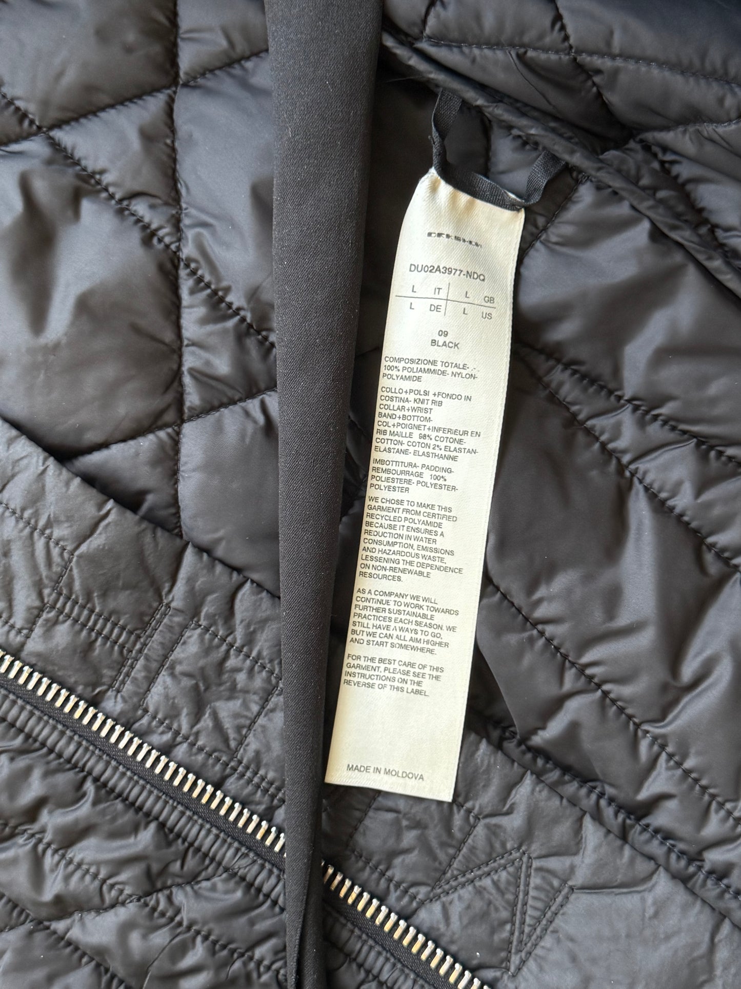 Rick Owens DRKSHDW Quilted Bomber (L)