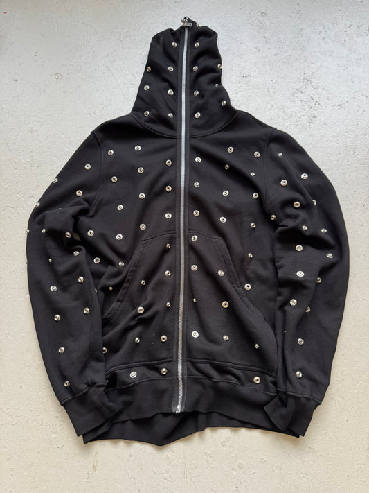 Rick Owens DRKSHDW Black Press Stud Gimp (L)