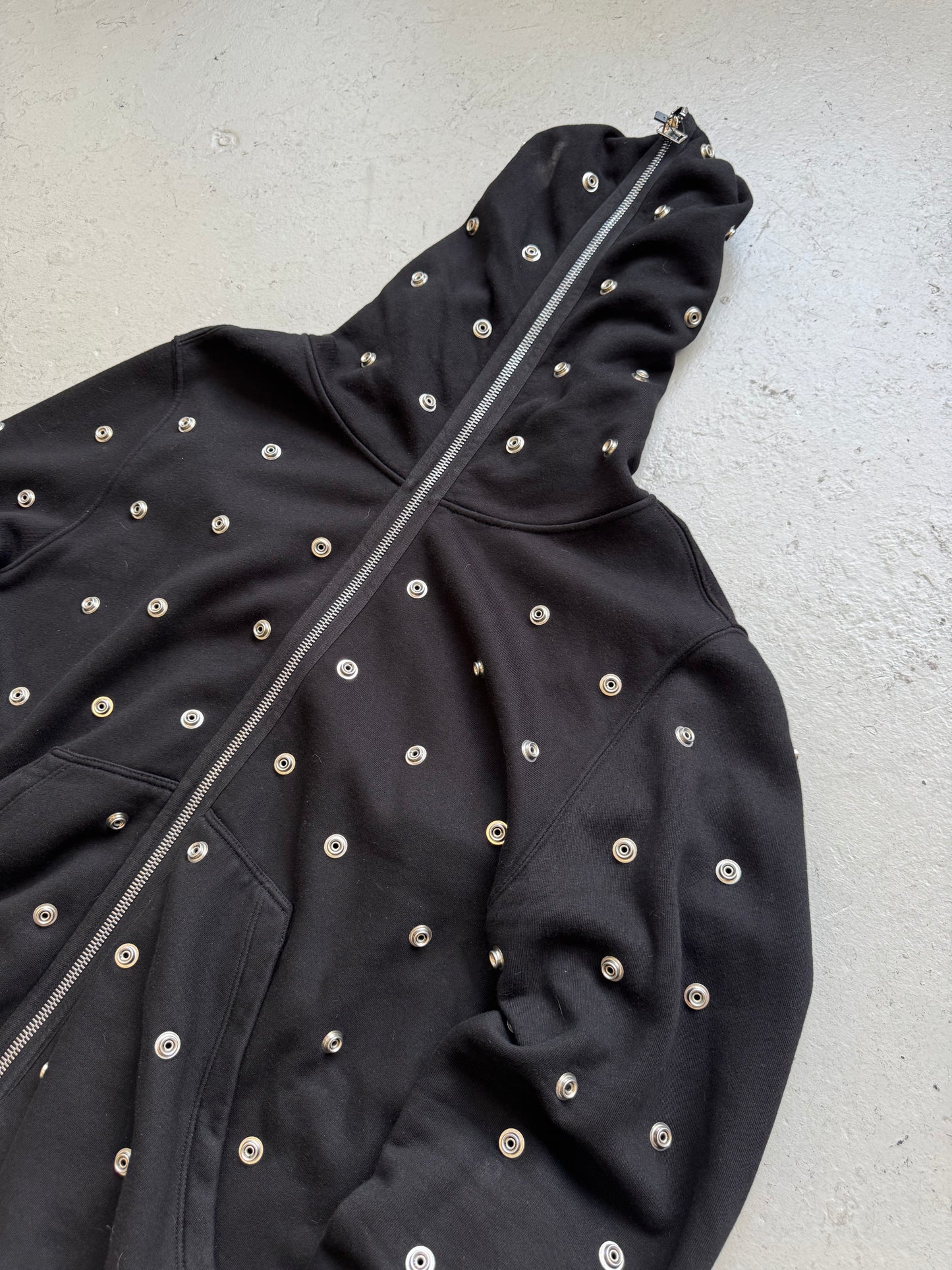 Rick Owens DRKSHDW Black Press Stud Gimp (L)