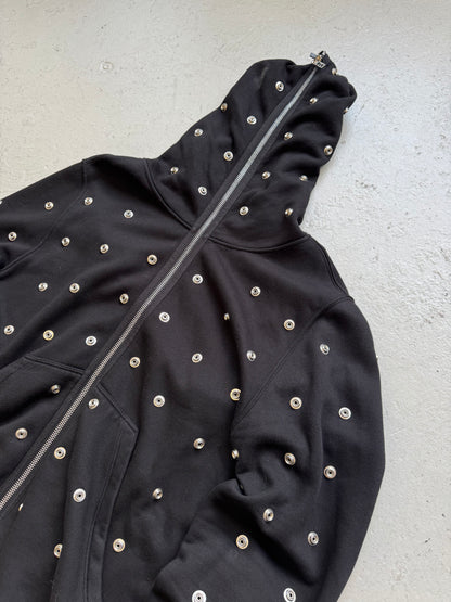Rick Owens DRKSHDW Black Press Stud Gimp (L)