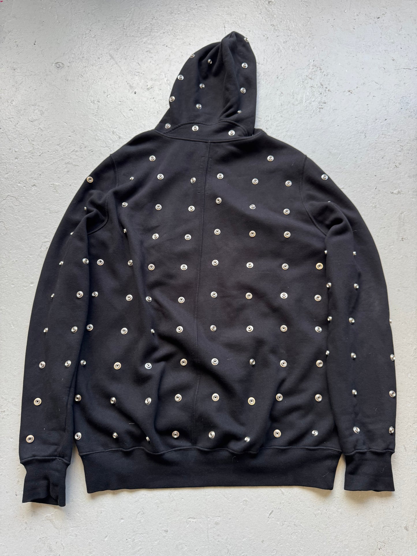 Rick Owens DRKSHDW Black Press Stud Gimp (L)