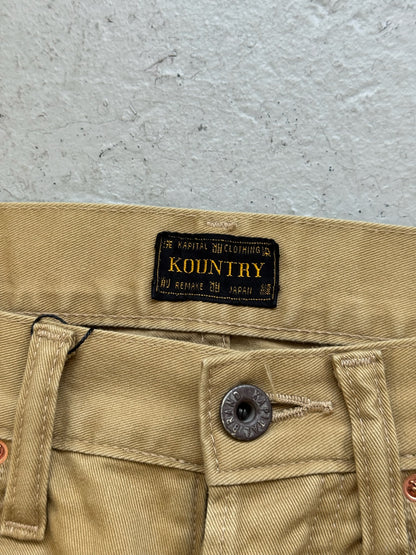 Kapital Khaki Bone Pants (30)