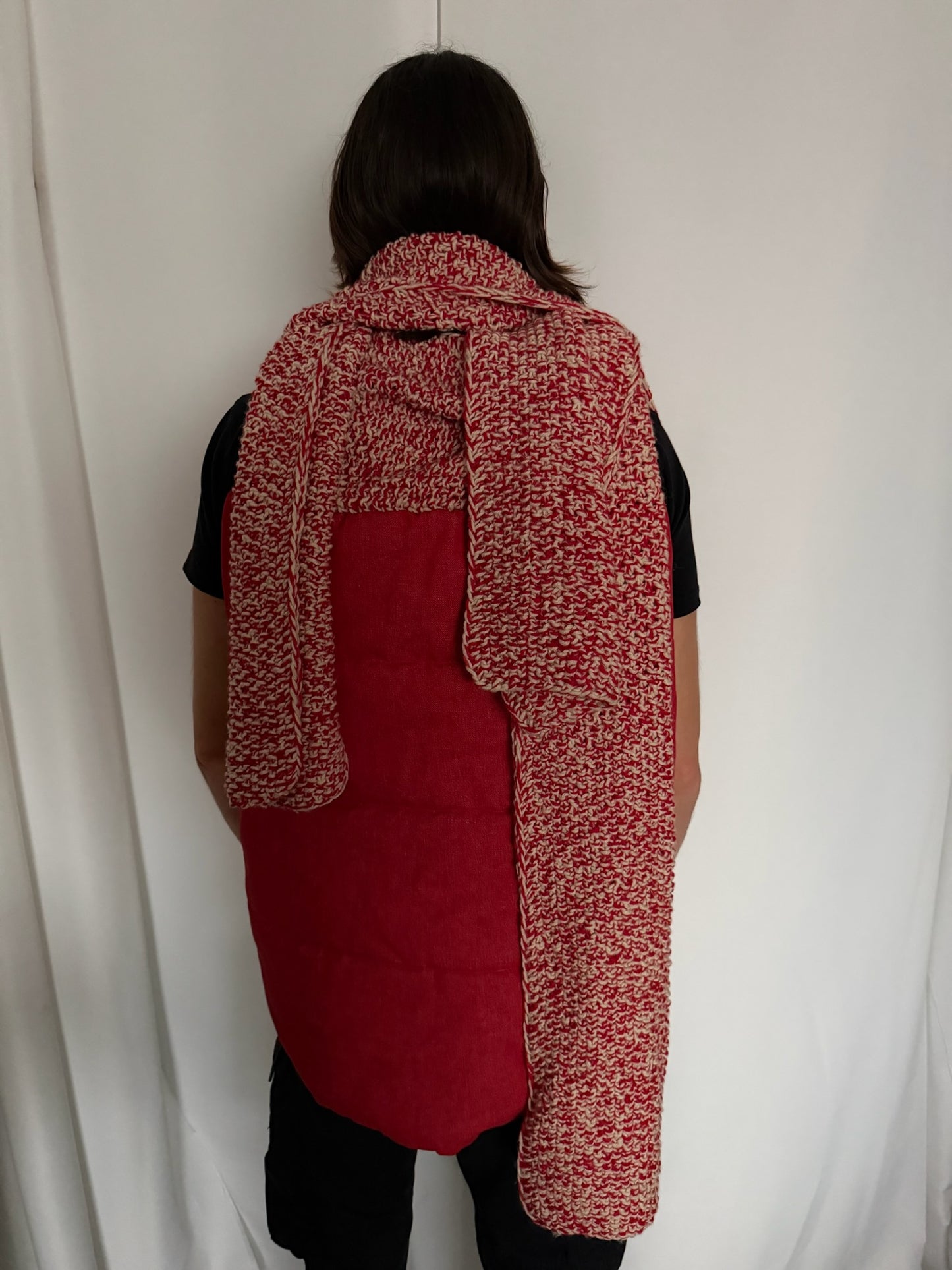 Bless No40 Red Vest With Knit Attatchment (OS)