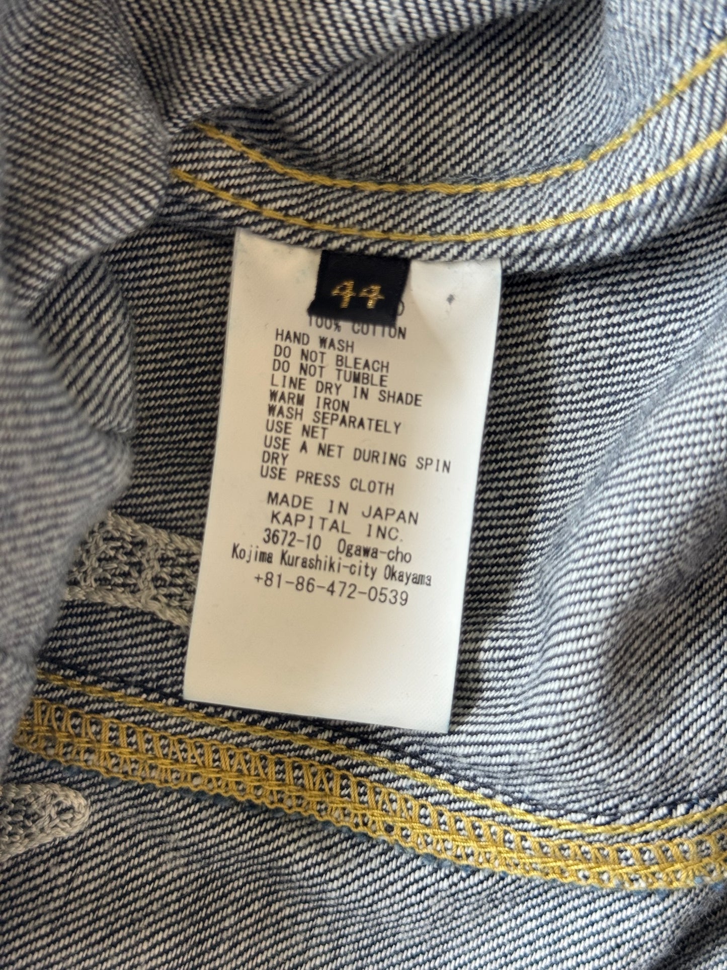 Kapital Bone Denim Jacket (44)