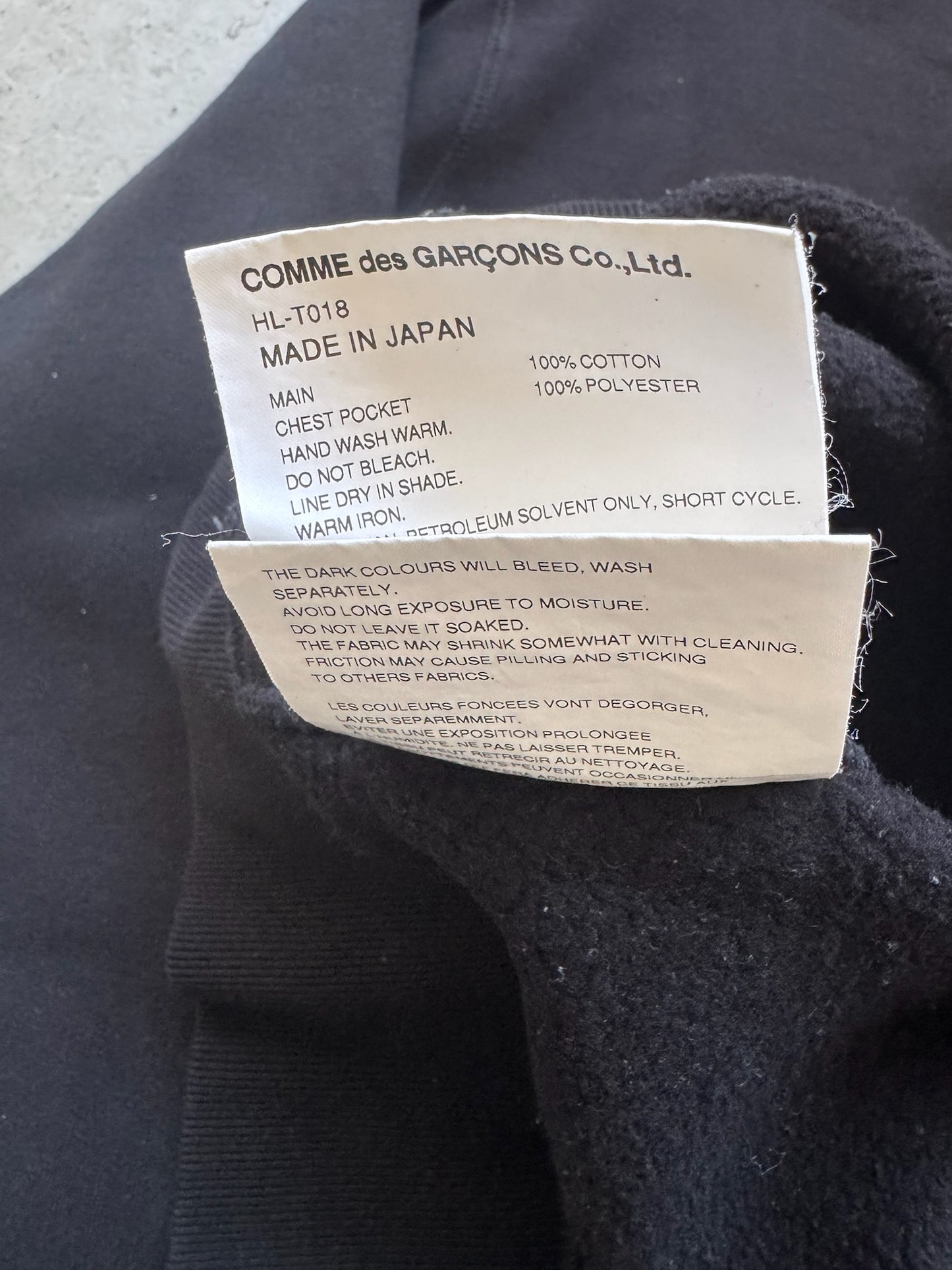 Comme Des Garcons Homme AD2023 Cargo Pocket Crewneck (M)