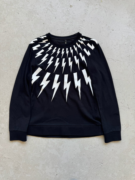 Neil Barrett Lighting Bolt Crewneck (XS)