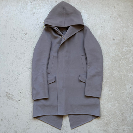 Rock Owens AW19 LARRY Purple Wool Parka (48)