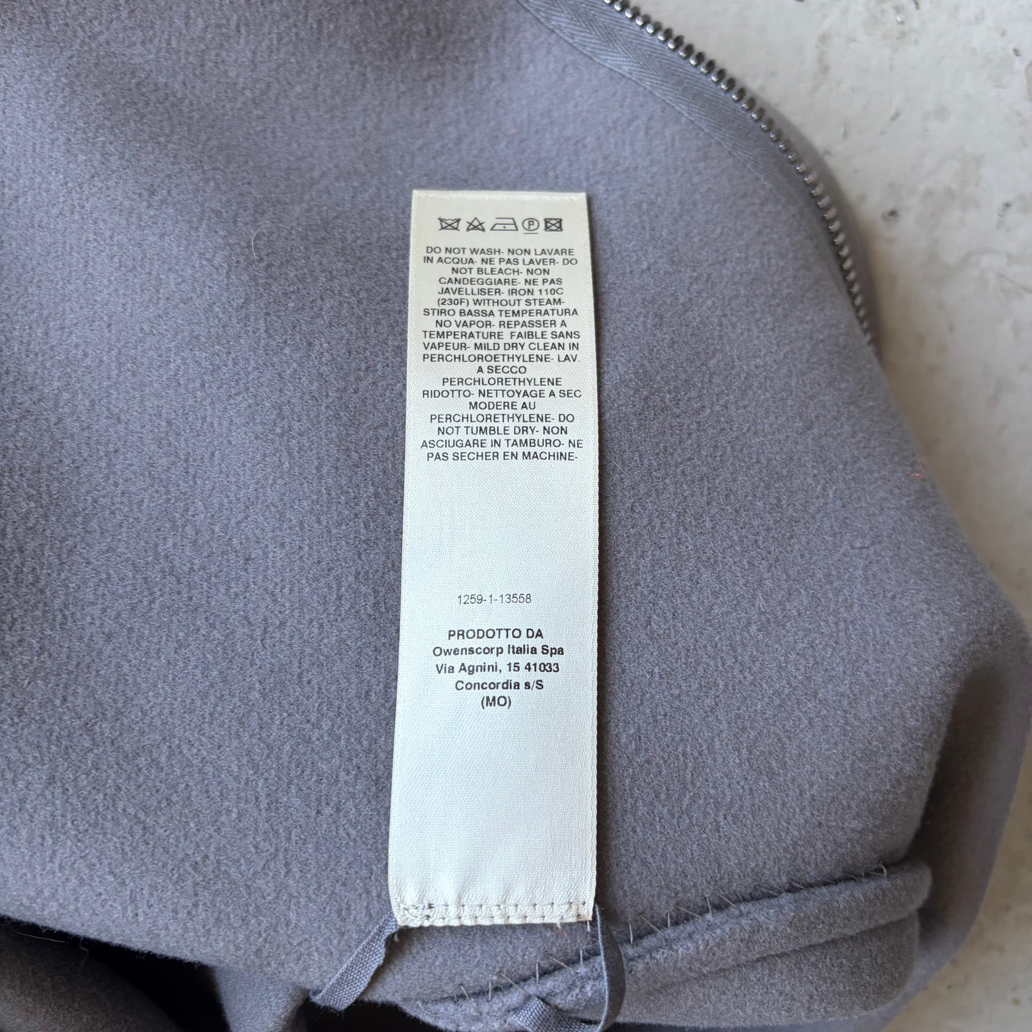 Rock Owens AW19 LARRY Purple Wool Parka (48)