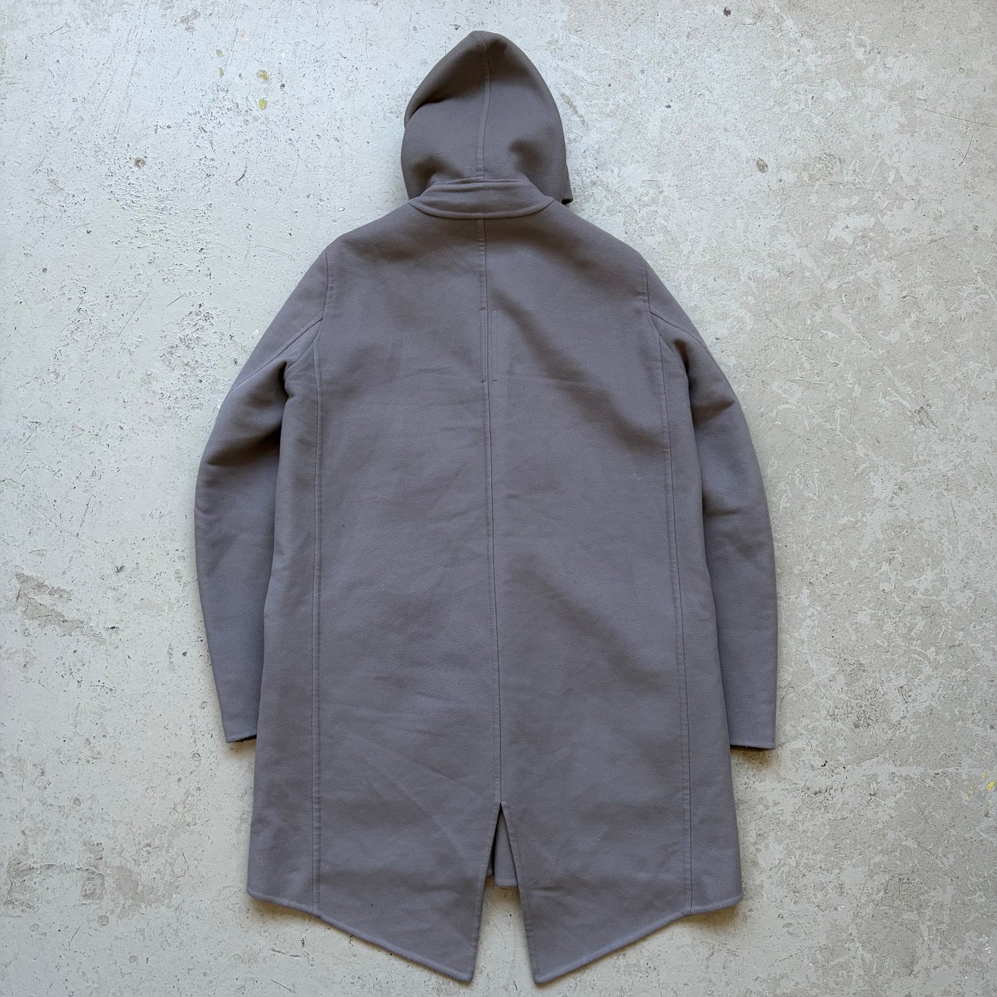 Rock Owens AW19 LARRY Purple Wool Parka (48)
