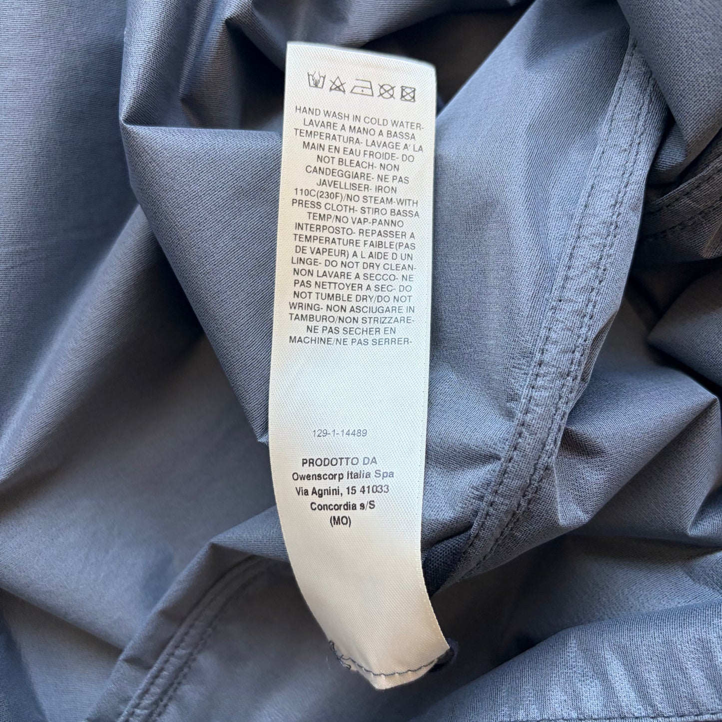Rick Owens SS20 TECTUAL Black Nylon Larry Shirt (52)