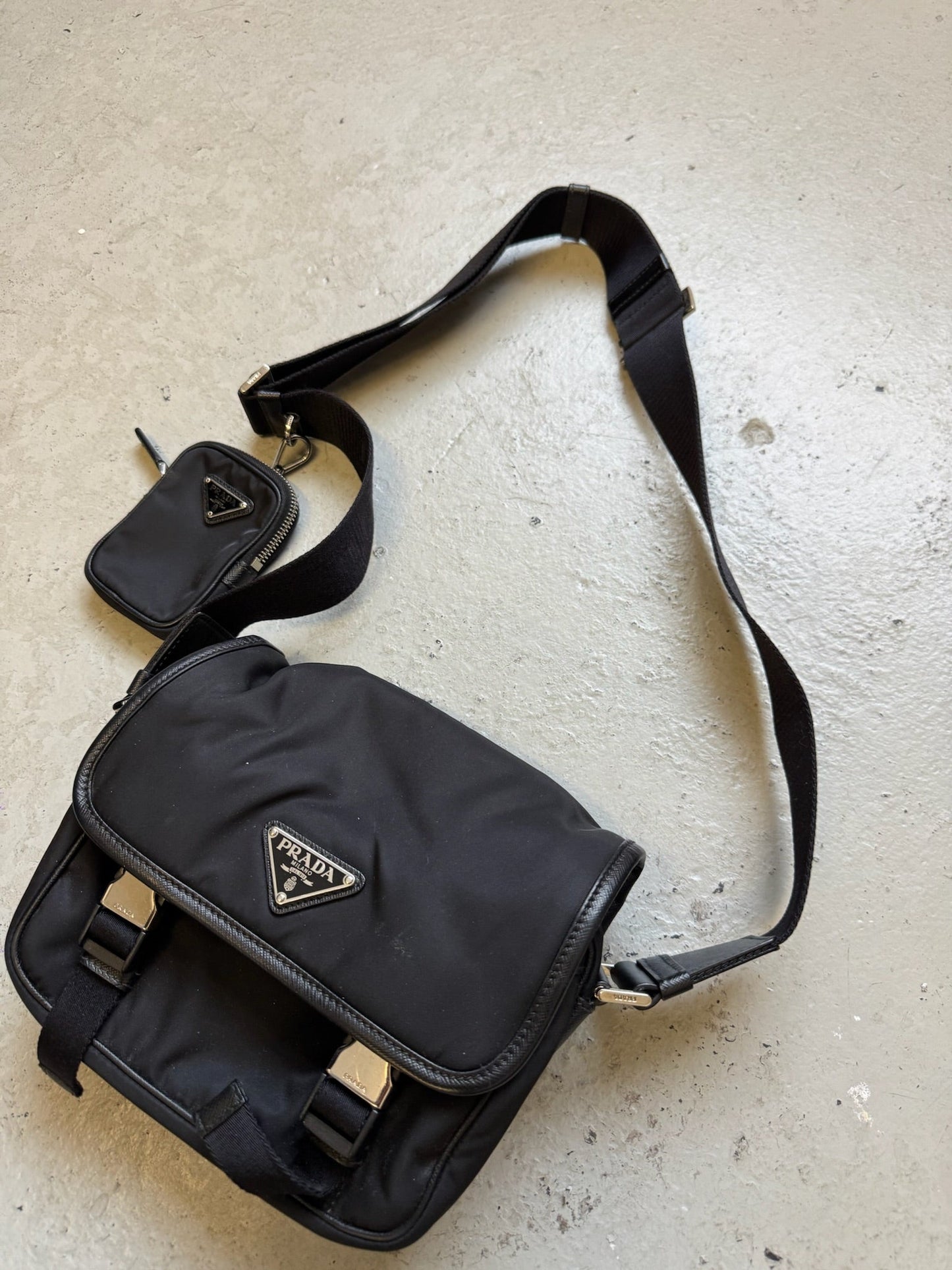 Prada Cross Body Messenger Bag