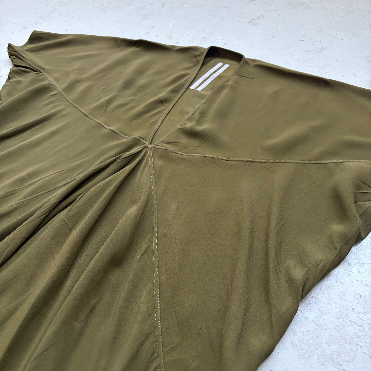 Rick Owens FW18 SISYPHUS Dirty Green Tunic (40)