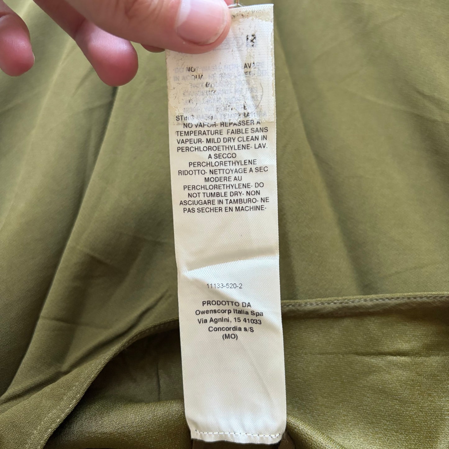Rick Owens FW18 SISYPHUS Dirty Green Tunic (40)
