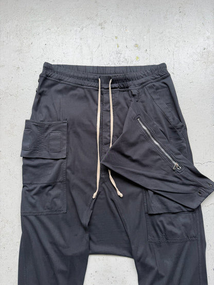 Rick Owens DRKSHDW FW17 Black Prisoner Memphis Sweats (S)