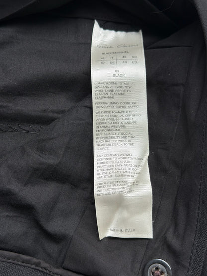 Rick Owens FW22 STROBE Black Wool Bolan (48)
