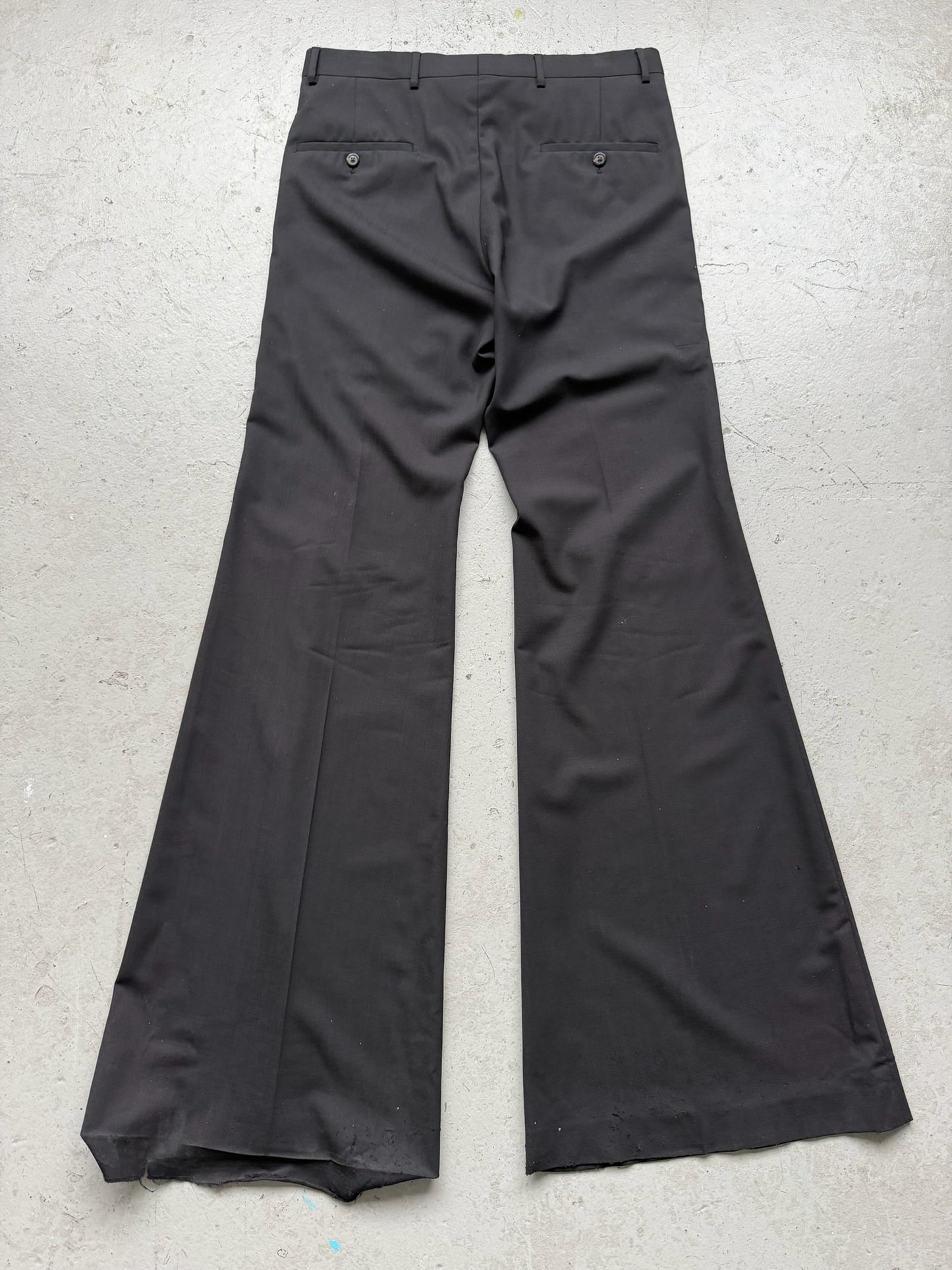 Rick Owens FW22 STROBE Black Wool Bolan (48)