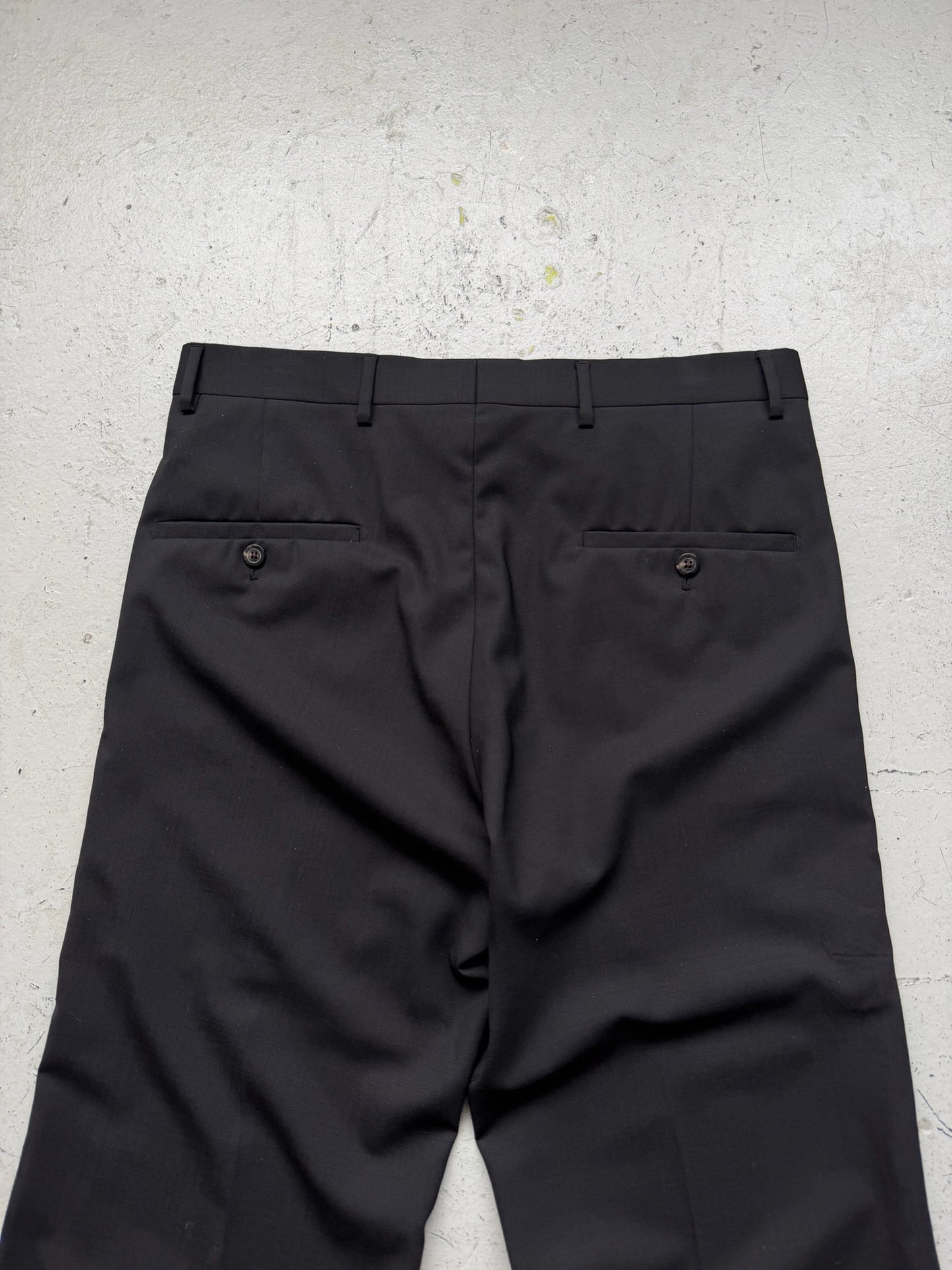 Rick Owens FW22 STROBE Black Wool Bolan (48)